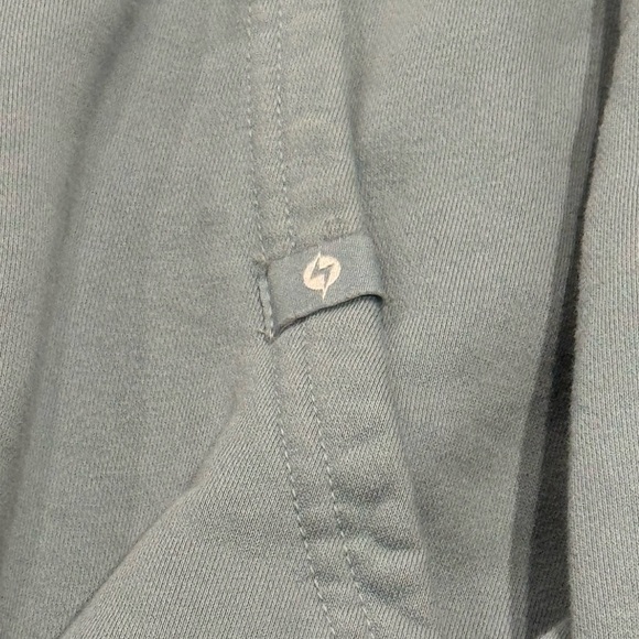 Pop flex blue Cropped Hoodie - Picture 3 of 4